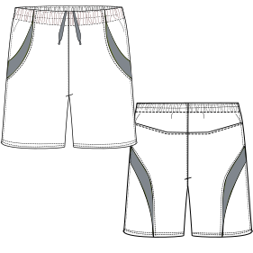 Moldes de confeccion para HOMBRES Shorts Bermudas 2992